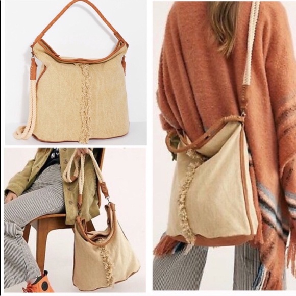 Free People Handbags - Free People Wilhelmina Bucket Bag ❤️Posh Party HP!